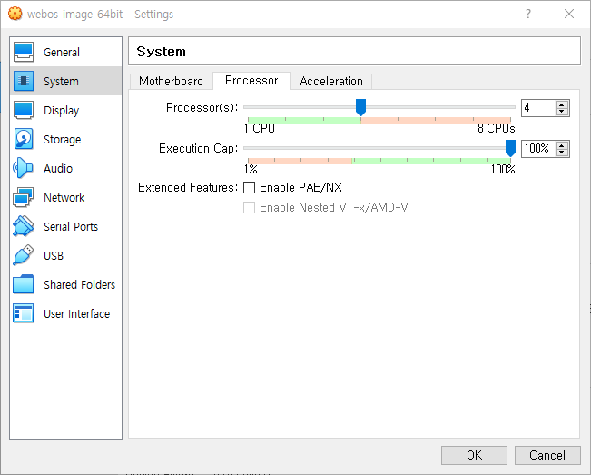 Configuring the processor