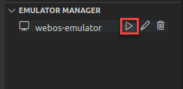 Start the emulator instance