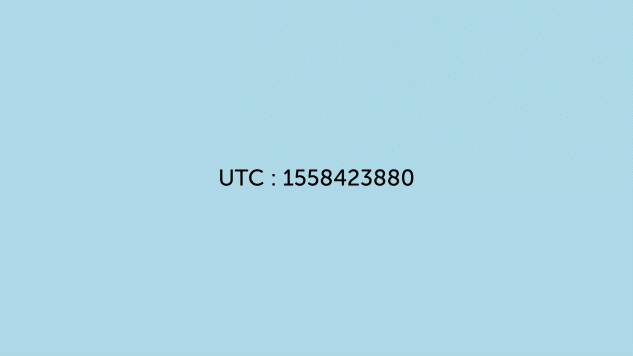 QML app UTC time displayed